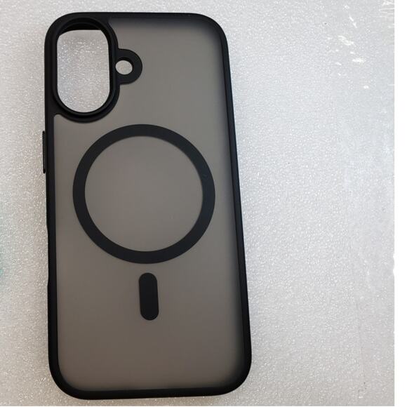 Supfine Phone Case for iPhone 16. Regular Version. Black. Shockproof Magnetic. - Picture 1 of 14